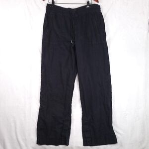Athleta 100% Linen Pull on Pants Women L